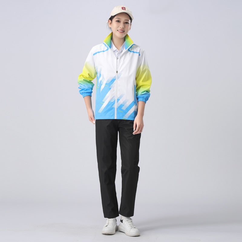 Sportswear Suit Appearance Clothing Sports Running Martial Arts Coach Short-Sleeved Group Clothing Youth Volunteers Three-Piece Suit - Image 3
